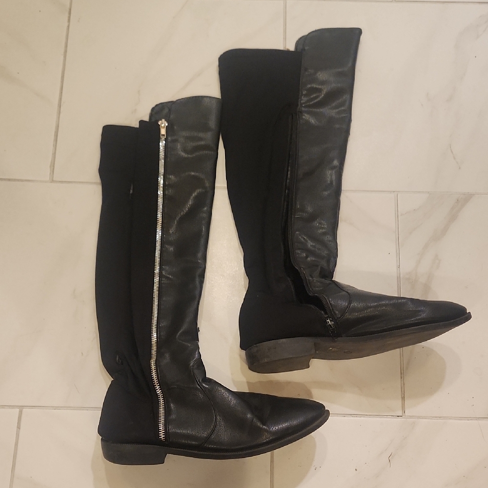 Black Knee-High Women's Boots